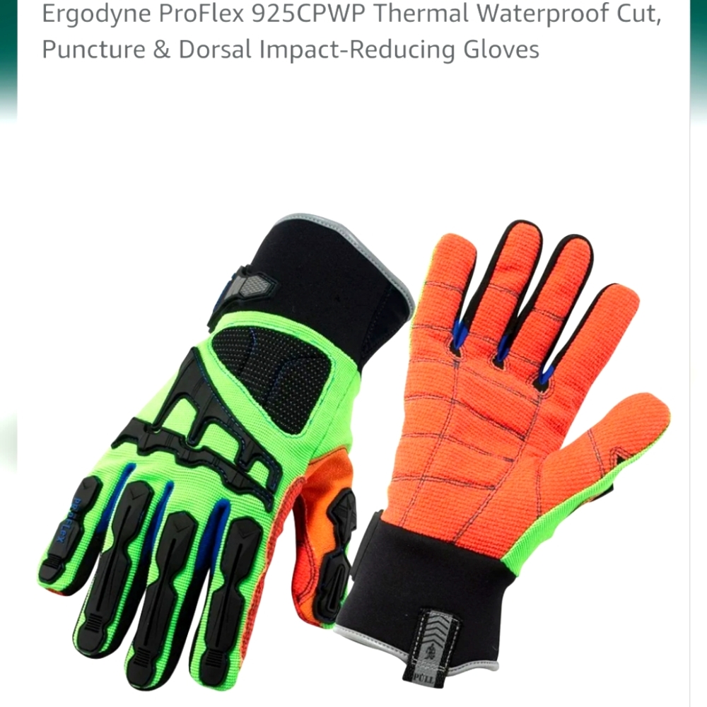 🚨 $5 w/Bundle 2+Items 🔥 Ergodyne Gear Gloves Waterproof All Season Size M